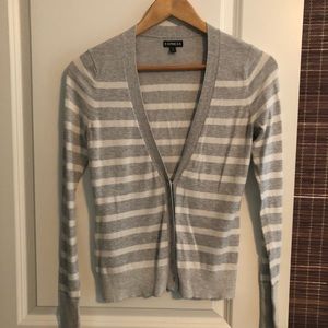 EXPRESS striped cardigan